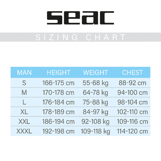 Traje de neopreno Seac Emotion de 1,5 mm