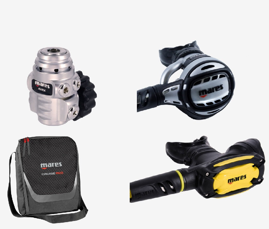 Set Erogatori Subacquei Mares Atlas 62X+octopus Mares SXS+ Borsa Cruise Reg