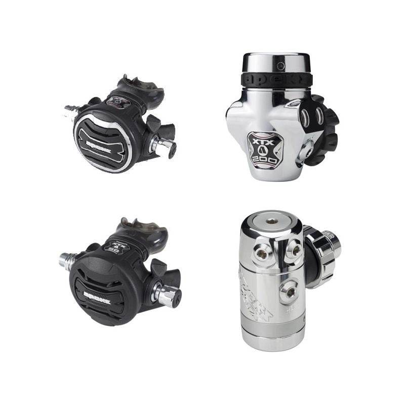 Set Erogatori Apeks XTX 200 e XTX 50 doppio erogatore subacqueo