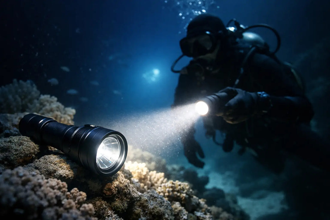 Torcia subacquea per immersioni notturne: scelta