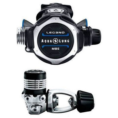 Erogatore Aqualung Leg3nd MBS subacqueo con sistema Master Breathing e regolazione effetto Venturi