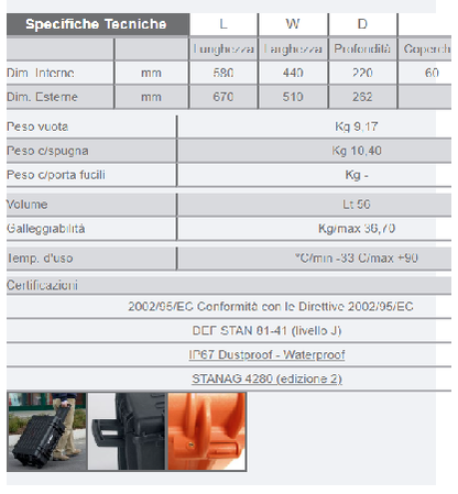 Maleta EXPLORER5823.X con esponja