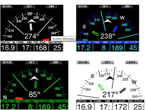 Computer Scubapro Galileo 2 G2 con sonda trasmittente e cardiofrequenzimetro