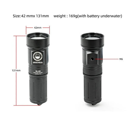 Divevolk 2000 Lumen ST-SL20 Illuminator