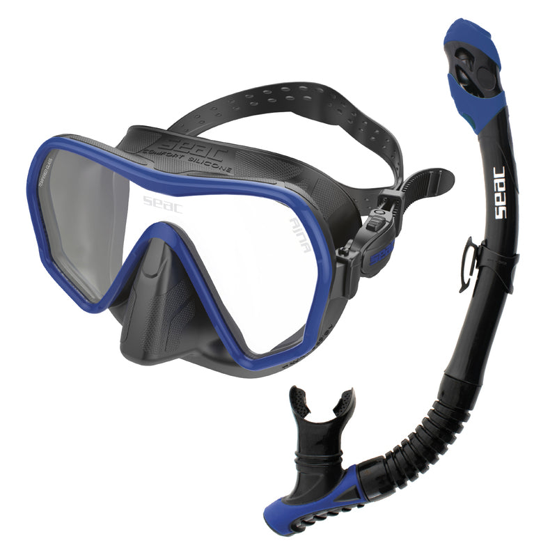 Kit Maschera e snorkel Seac Ajna