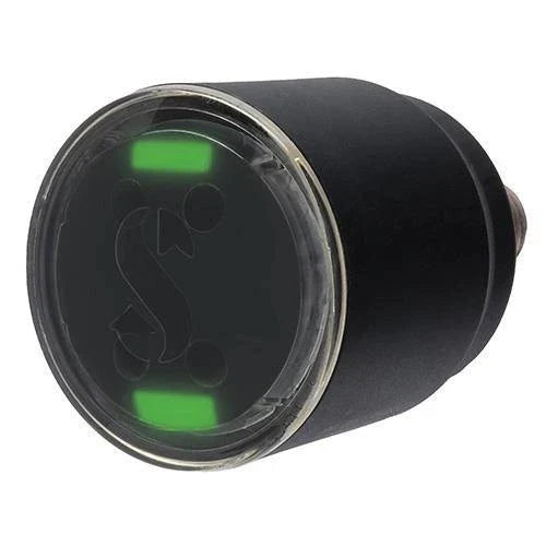 Sonda Led Scubapro smart transmitter compatible with Scubapro dive computers showing integrated LED pressure indicator