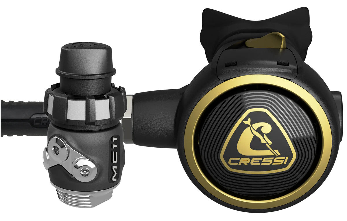 Cressi MC11 + Zen Oro + Zen Octopus SCUBA Regulators Set